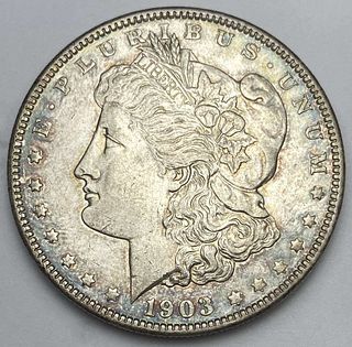 1903 Morgan Silver Dollar AU55