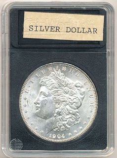 Early Vintage 1904-O Coin World Morgan Silver Dollar MS64+