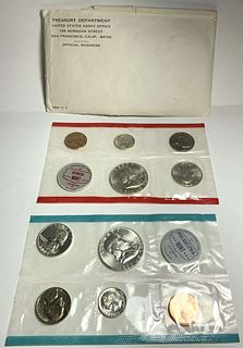 1963 Complete High Grade United States Mint Set (10-coins)
