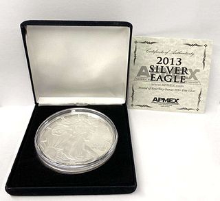 Quarter Pound 2013 American Eagle Design Proof .999 Silver