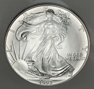 1993 American Silver Eagle NGC MS69