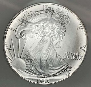 1995 American Silver Eagle NGC MS69