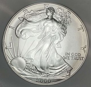 2000 American Silver Eagle NGC MS69 Millenium Set