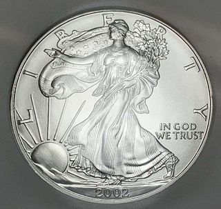2002 American Silver Eagle NGC MS69 