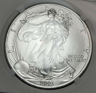 2003 American Silver Eagle NGC MS69 