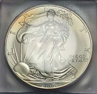 2006 American Silver Eagle NGC MS70 First Day Of Issue