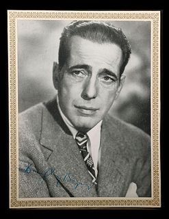 Humphrey Bogart Signed Image.
