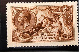 Great Britain 2/6 Half Crown Stamp, 1915.