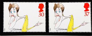 Great Britain 30p Comedians Error Stamp, 1998.