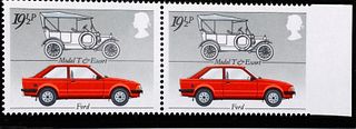 British Motor Industry 19 1/2p Stamps, 1982.