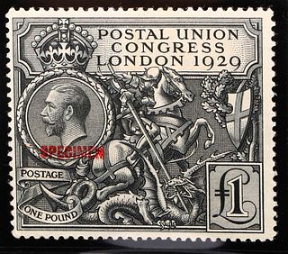 Great Britain Postal Union Congress Stamp, 1929.