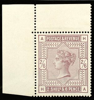 Great Britain 1883 2s6d Lilac Stamp.