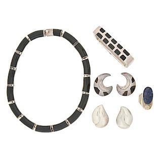 MEXICAN HARDSTONE & STERLING JEWELRY