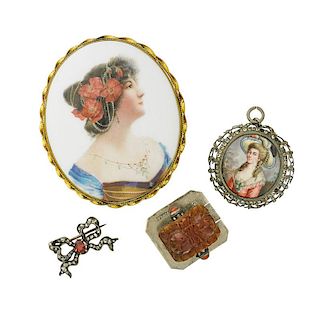 VICTORIAN SILVER OR GOLD-FILLED JEWELRY
