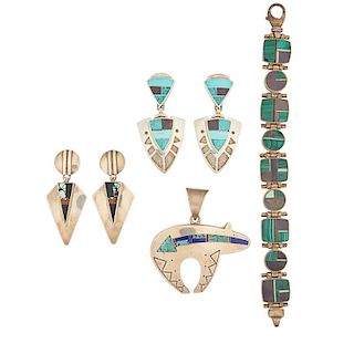 RAY TRACEY NAVAJO STERLING JEWELRY