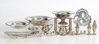 A Large Group of Sterling Silver Tableware 