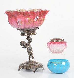 Three Pieces of 19th Century Glass 
