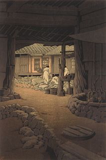 Hasui Kawase (Japanese, 1883-1957) woodblock
