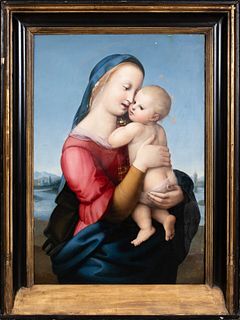 THE TEMPI MADONNA OIL PAINTING