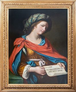 PORTRAIT OF THE PERSIAN SYBIL OIL PAINTING