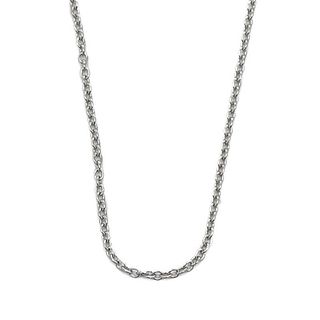 TIFFANY 18K WHITE GOLD CHAIN NECKLACE