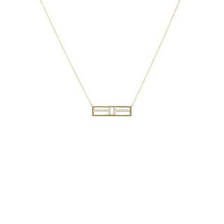 TIFFANY T 18K YELLOW GOLD NECKLACE
