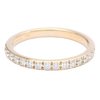 TIFFANY NOVO HALF ETERNITY DIAMOND 18K ROSE GOLD RING