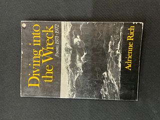 Diving Into The Wreck Poems 1971-1972 by Adrienne Rich 1st Edition 1973