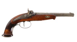 1845 Kellerman In Halle .50 Cal Dueling Pistol