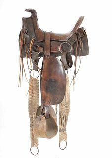 Ca. 1880 Montana Territory Stock Saddle