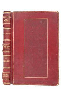 Virginia City Ledger Book Alder Lodge No. 30 1901