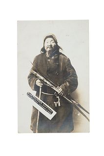 C. 1905 Blue Thunder Sioux Chief Photograph
