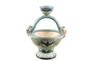 Amphora-Werke Riessner Ceramic Vase 1900-1930s