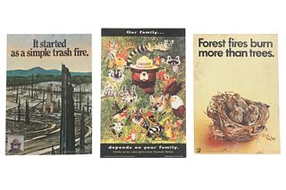 U.S. Dept. of Ag. Smokey the Bear Posters 1969-70
