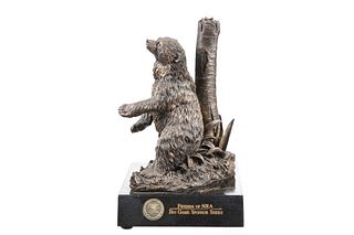 NRA "Unbearable Itch" Big Sky Carvers Sculpture