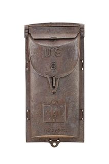 N & Company Cast Iron U.S. Mailbox 1930-40s
