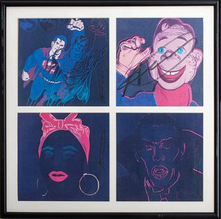 Andy Warhol Myth Series Screen Print Cards, 4
