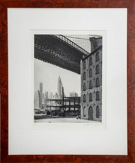 Berenice Abbott "Brooklyn Bridge..." Gelatin Print