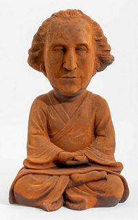 Anthony Freda "Washington Buddha"Sculpture & Print