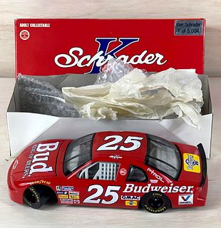 1995 Budweiser Ken Schrader Stock Car 1:24 Winston Cup St. Louis Missouri