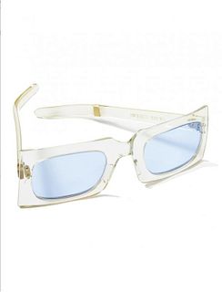 Pierre Cardin Clear Lucite Sunglasses
