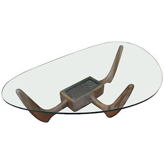 Adrian Pearsall Biomorphic Coffee Table in the Shape of Noguchi