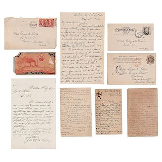 Adjutant General Ebenezer Stone, Massachusetts Infantry, Archive Incl. Personal Correspondence