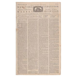Rivington's New-York Gazetteer: Or the Connecticut, Hudson's River, New Jersey, and Quebec Weekly Advertiser, March 1774