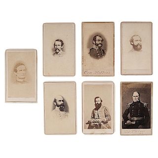 Southern CDV Collection Featuring Confederate Officers, Members of the Edward Parke Custis Lewis Family, and More