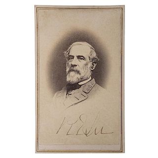 Robert E. Lee & Family, Exceptional Archive Featuring CDVs Signed by Robert and G.W. Custis Lee, Plus Mary Custis Lee Signed 