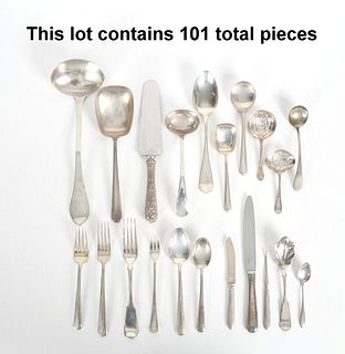 A Partial Sterling Silver Flatware Service, Towle 