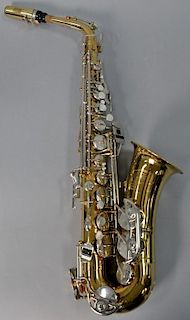 Bundy II Tenor saxophone with case by The Selmer Company.