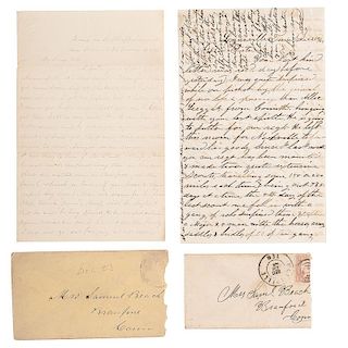 19th Century Archive of the Beach & Cooke Families, Branford, Connecticut, Incl. Civil War Correspondence of Samuel Beach, 27