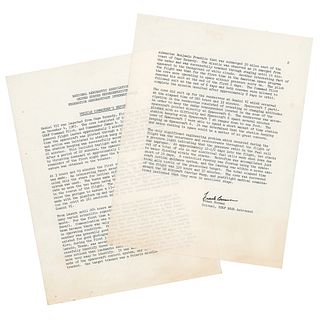 Frank Borman Signed Gemini 7 Flight Report - Issued to the National Aeronautic Association